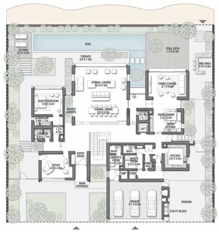 7+ Bedrooms