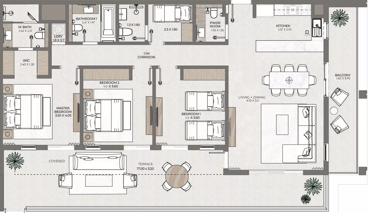 3 Bedrooms