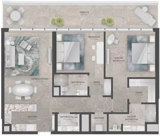 2 Bedrooms