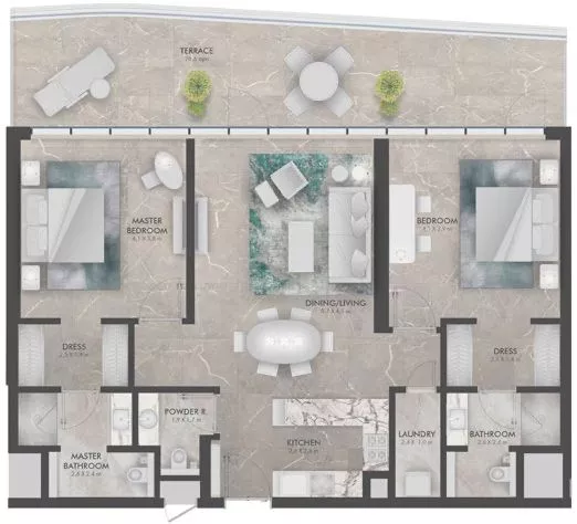 2 Bedrooms
