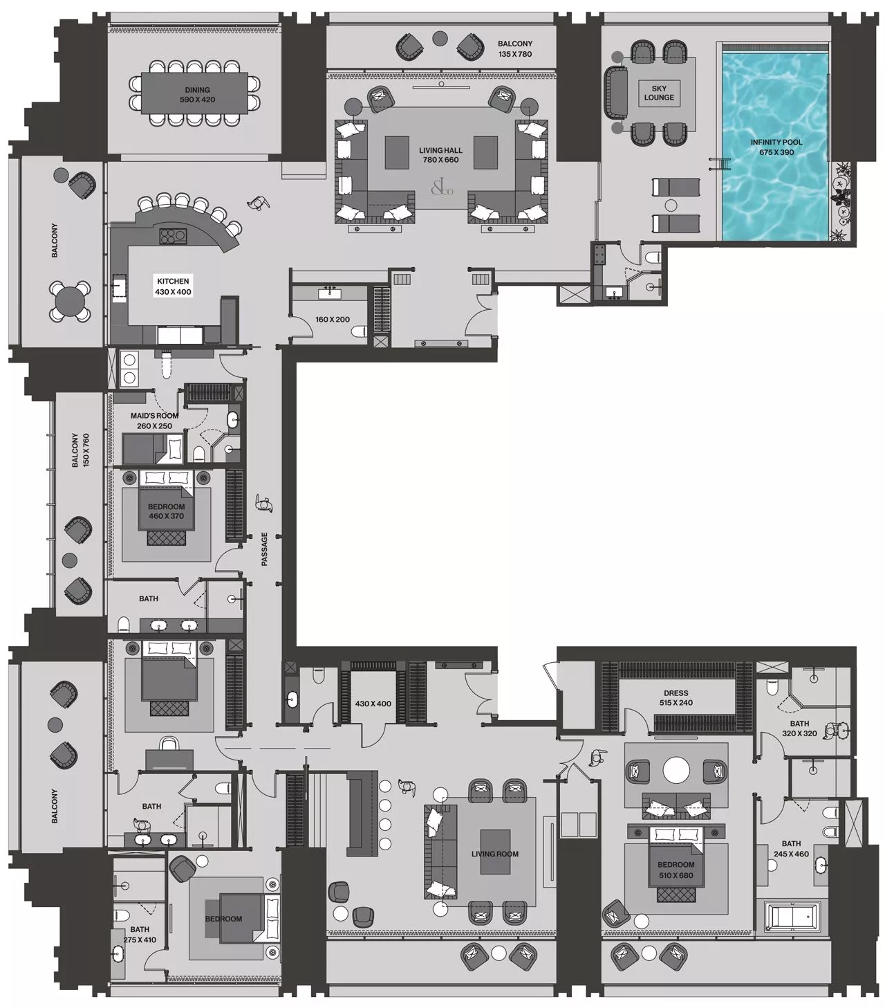 4 Bedrooms
