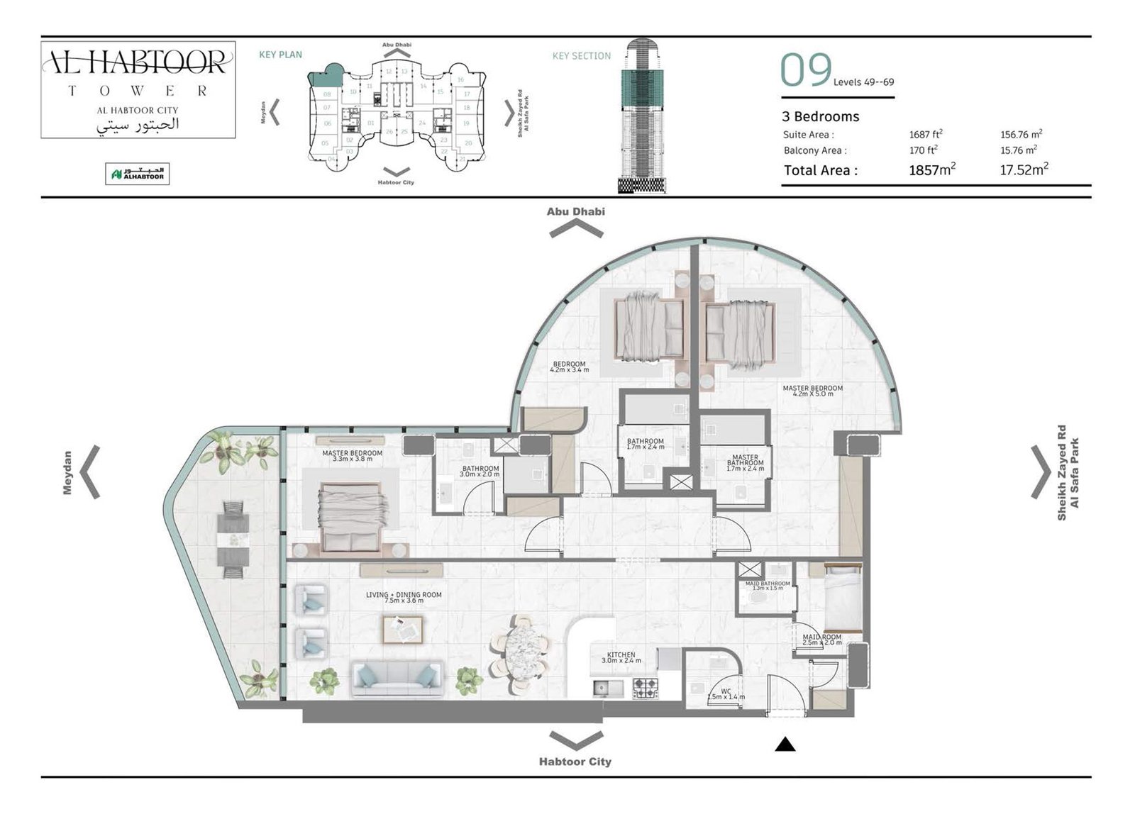 3 Bedrooms