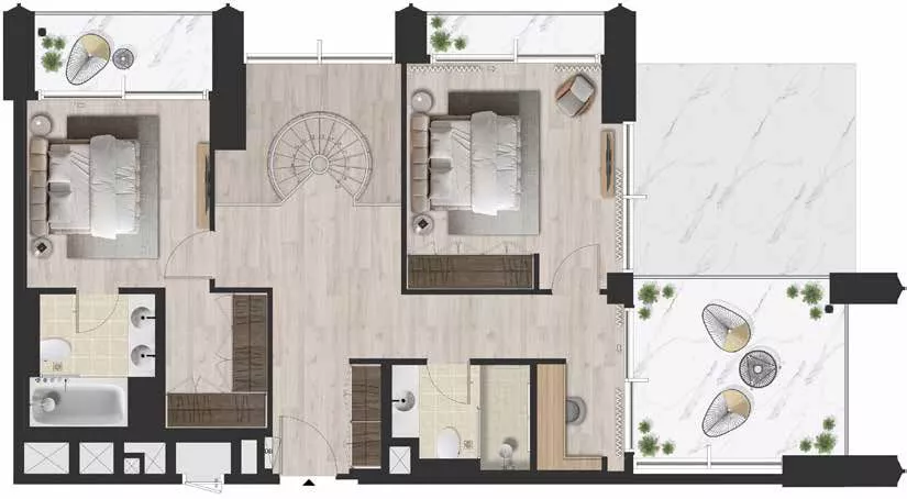 3 Bedrooms