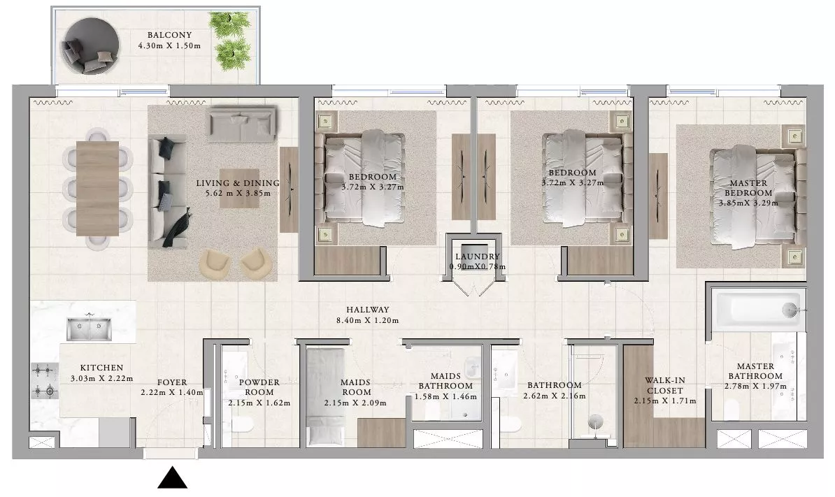 3 Bedrooms
