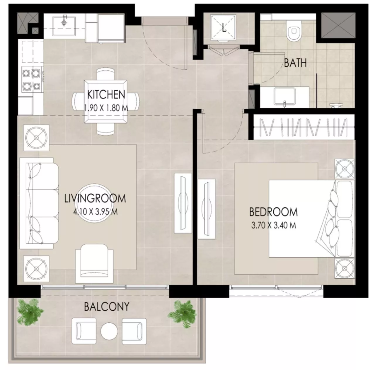 1 Bedroom