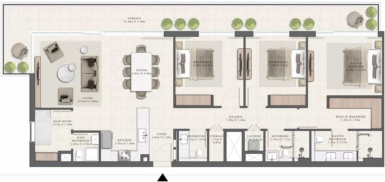 3 Bedrooms