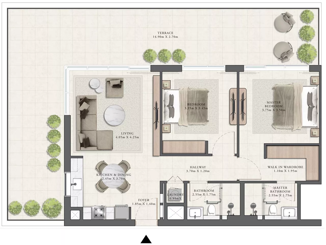 2 Bedrooms