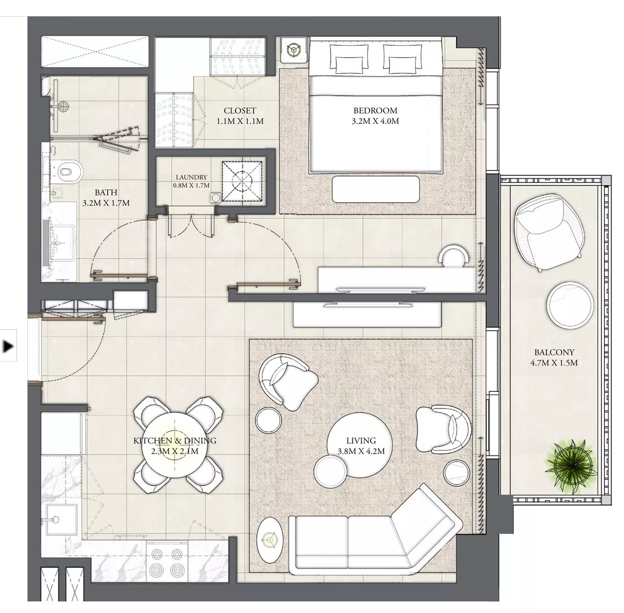 1 Bedroom