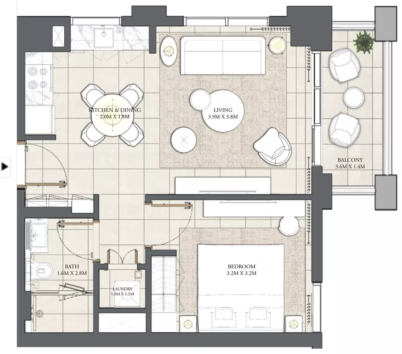 1 Bedroom