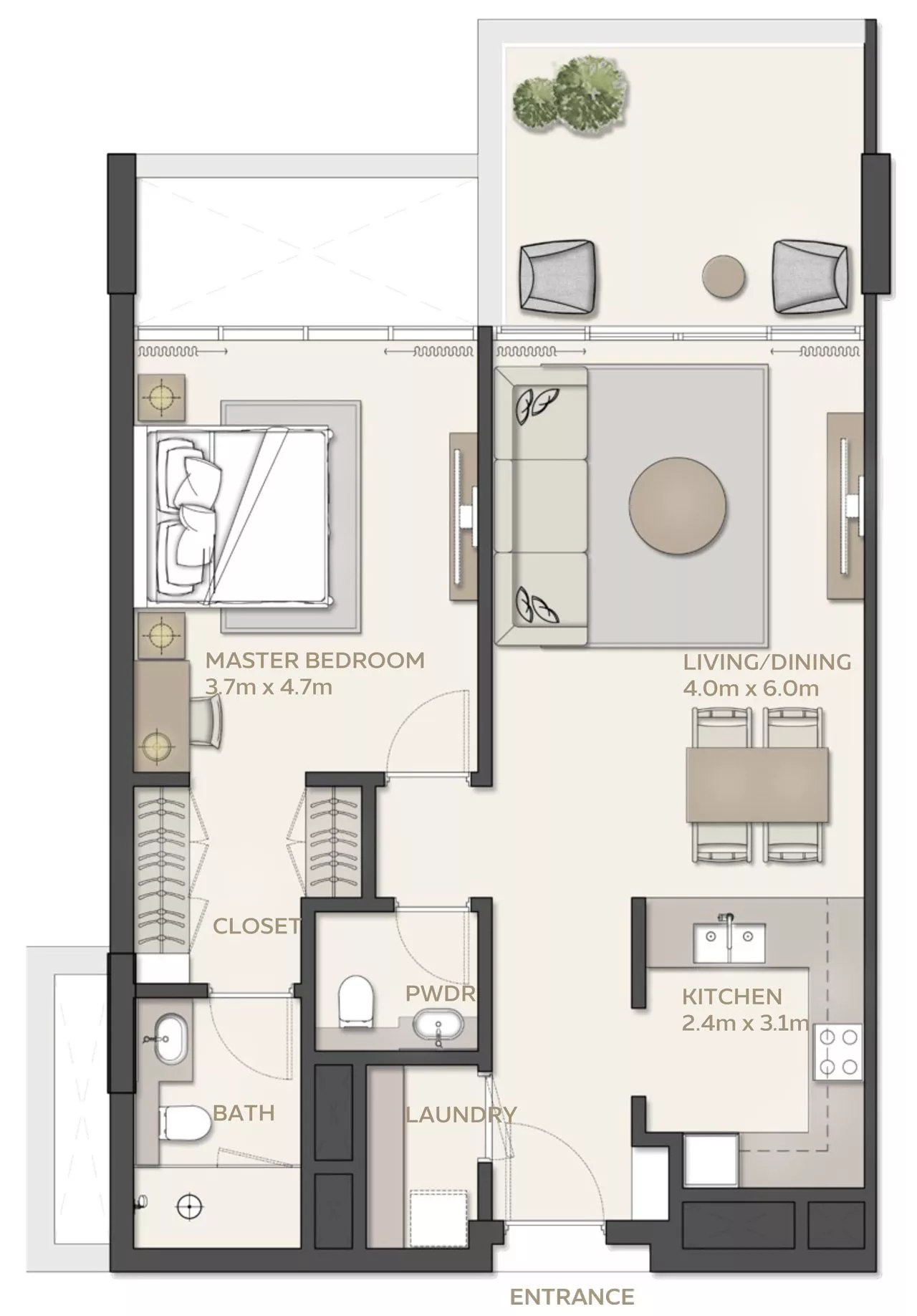 1 Bedroom