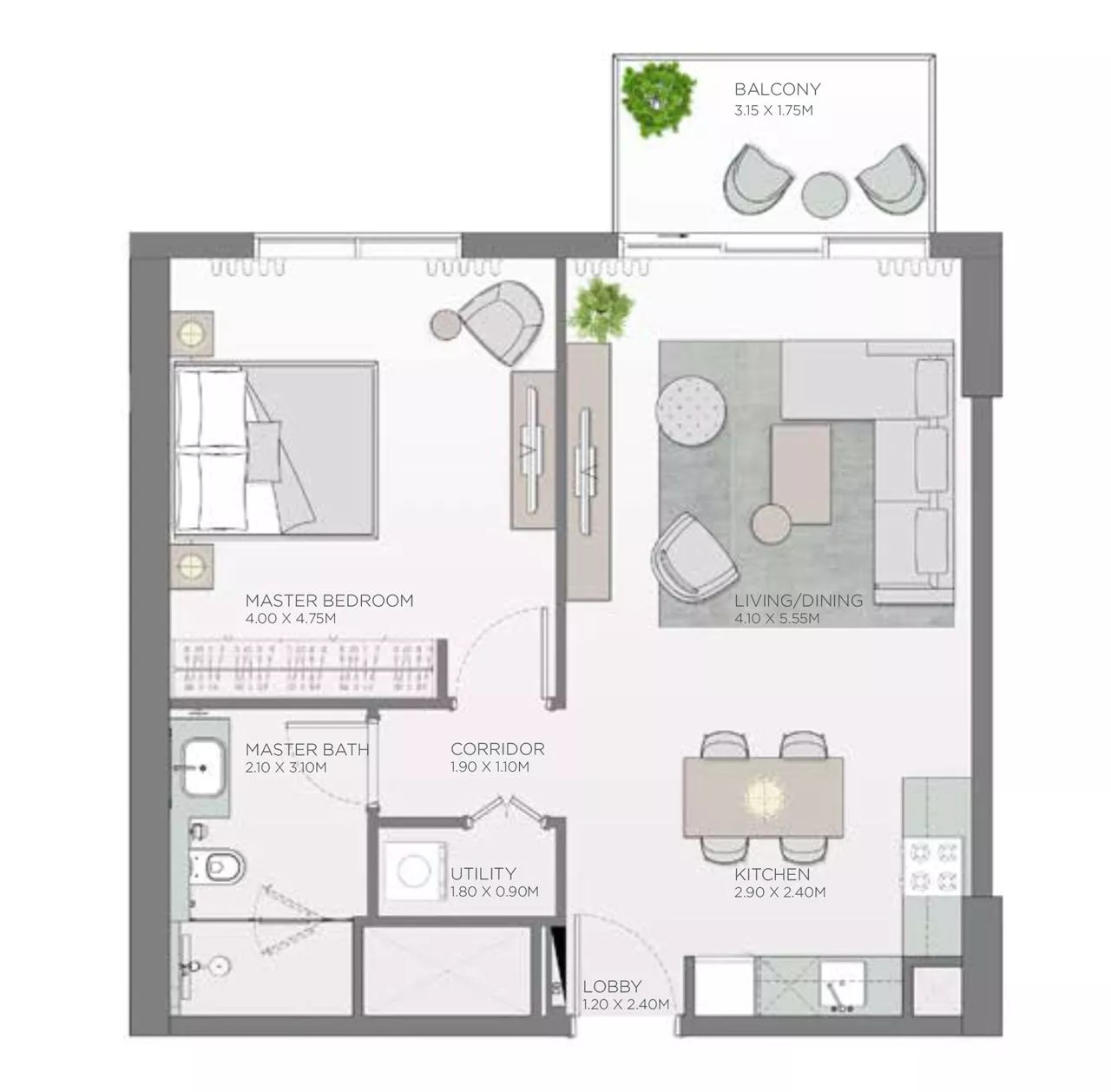 1 Bedroom