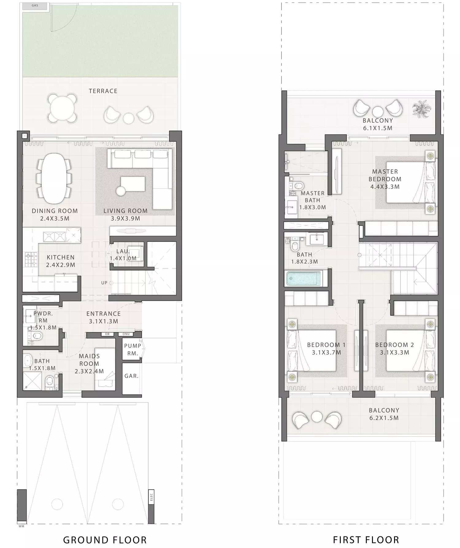 3 Bedrooms