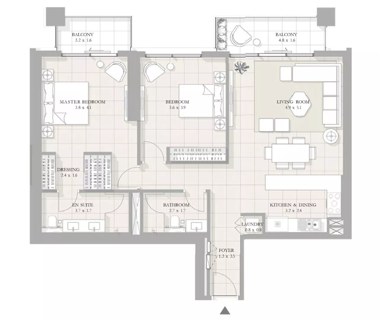 2 Bedrooms