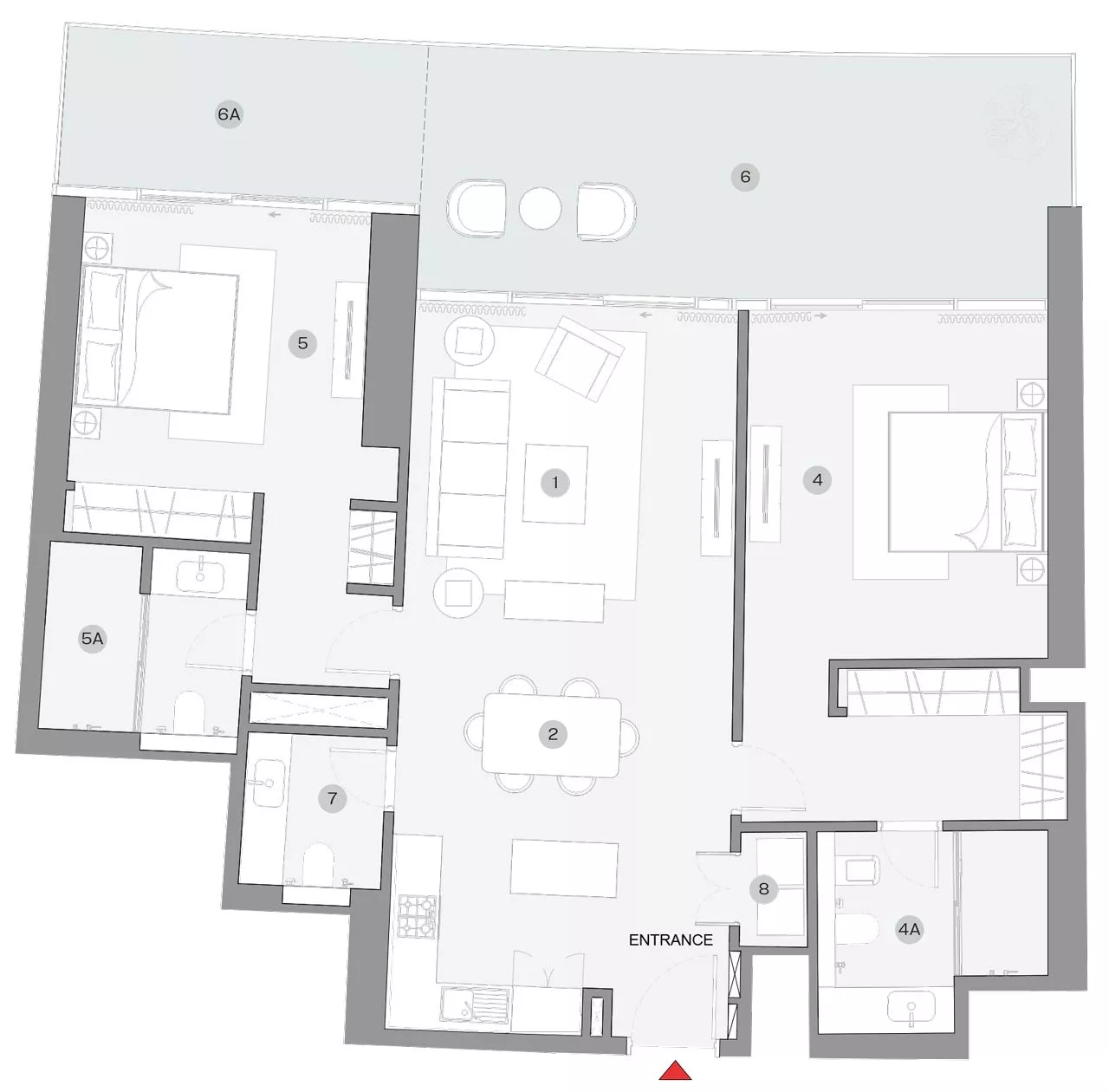 2 Bedrooms