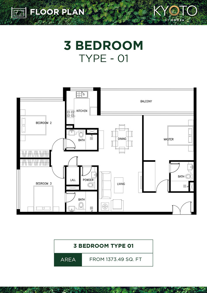 3 Bedrooms