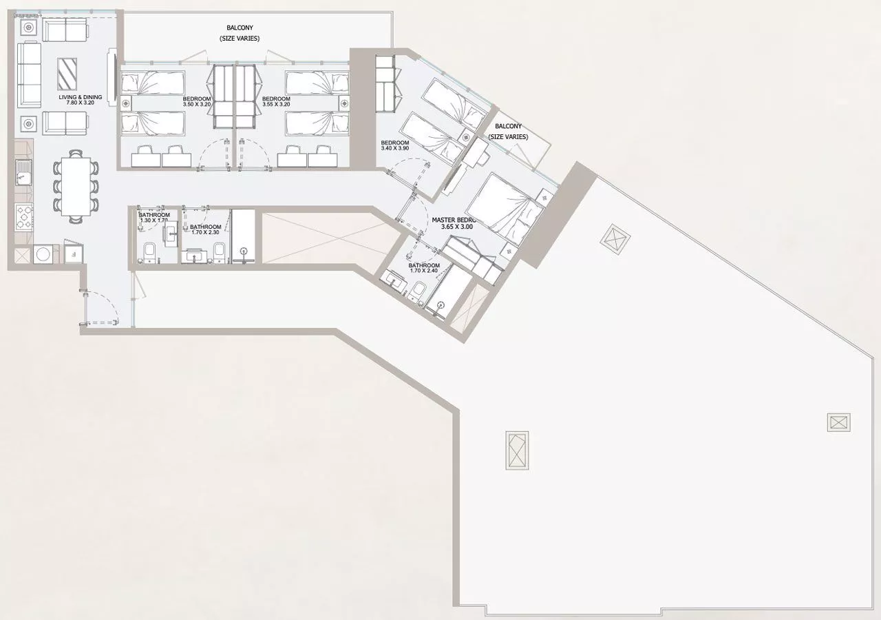 4 Bedrooms