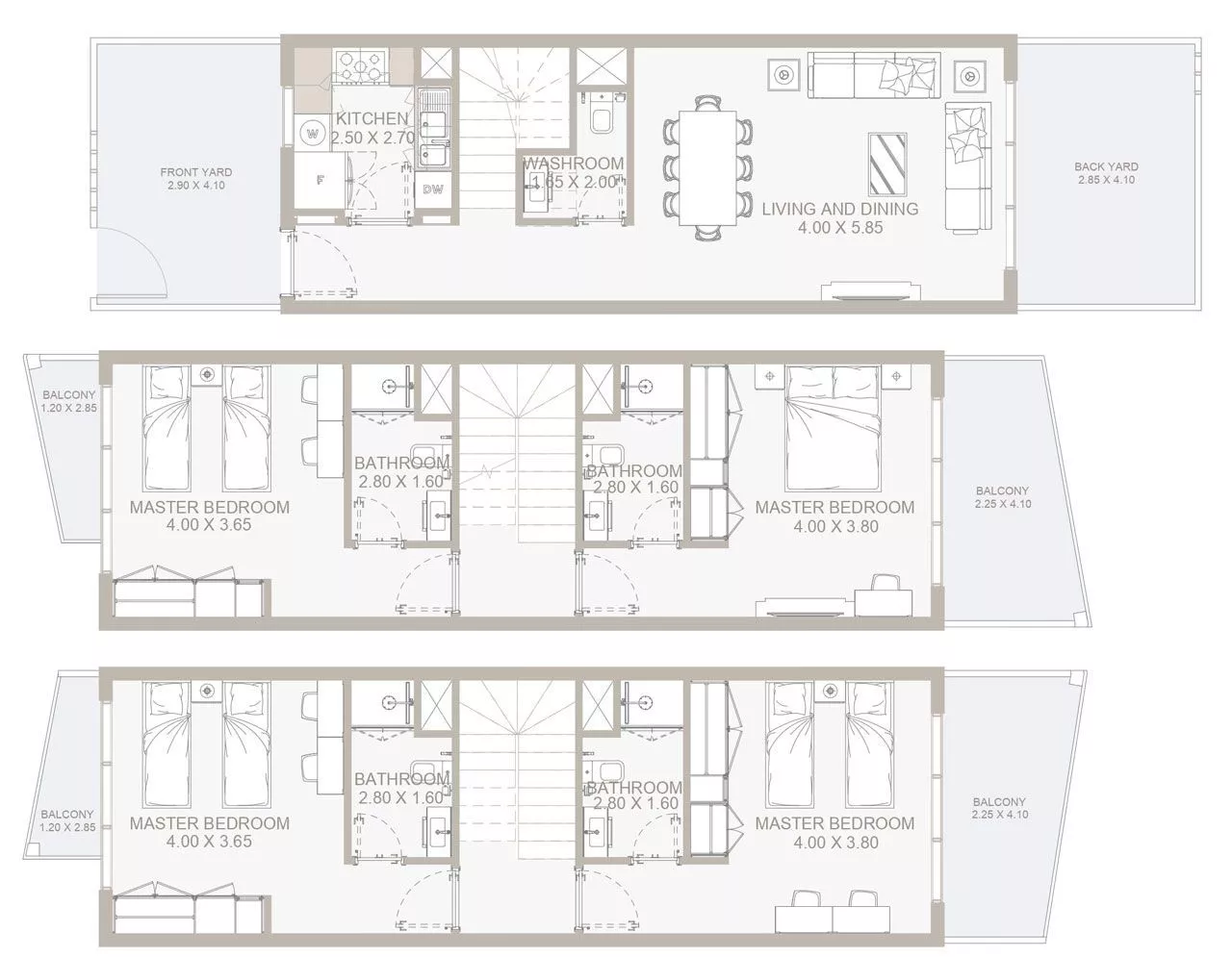 4 Bedrooms