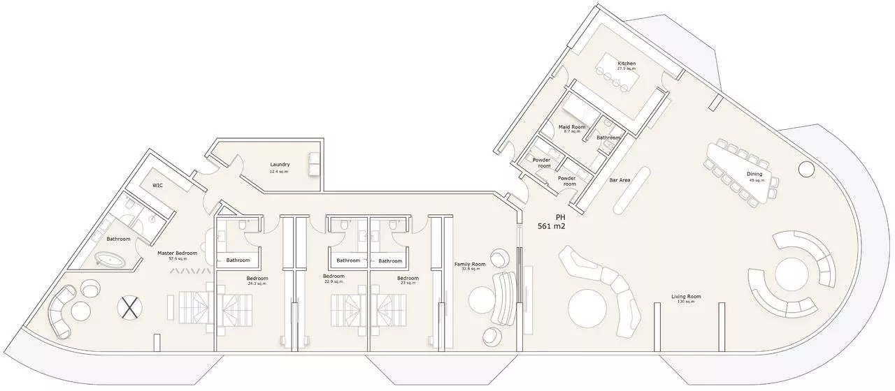 4 Bedrooms
