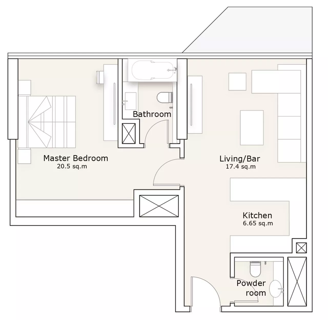 1 Bedroom