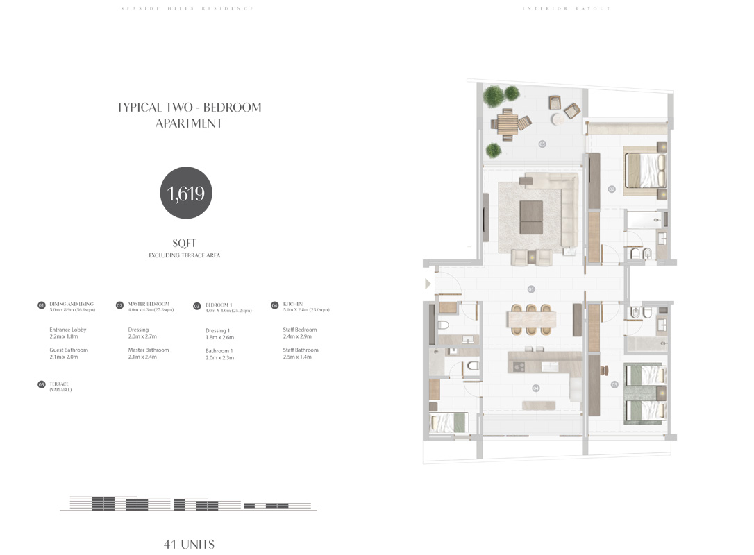 2 Bedrooms