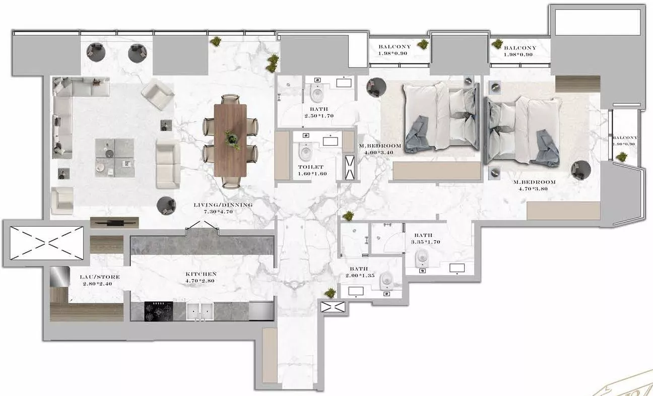 1 Bedroom