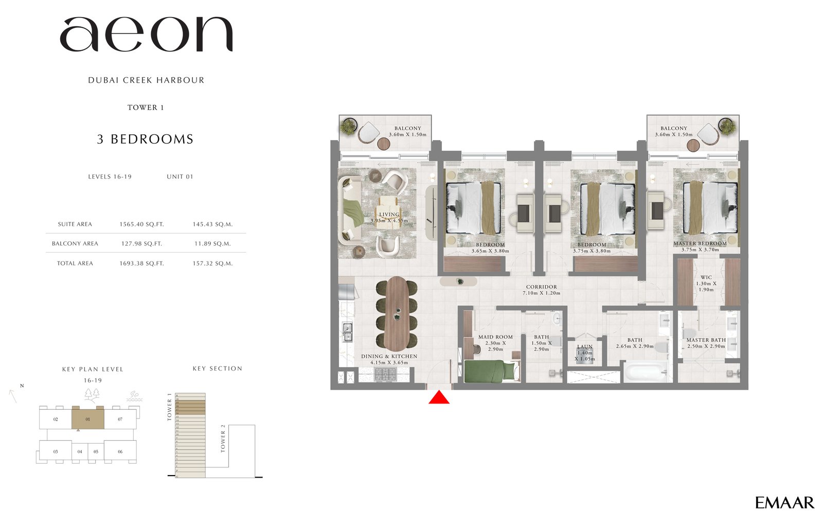 3 Bedrooms