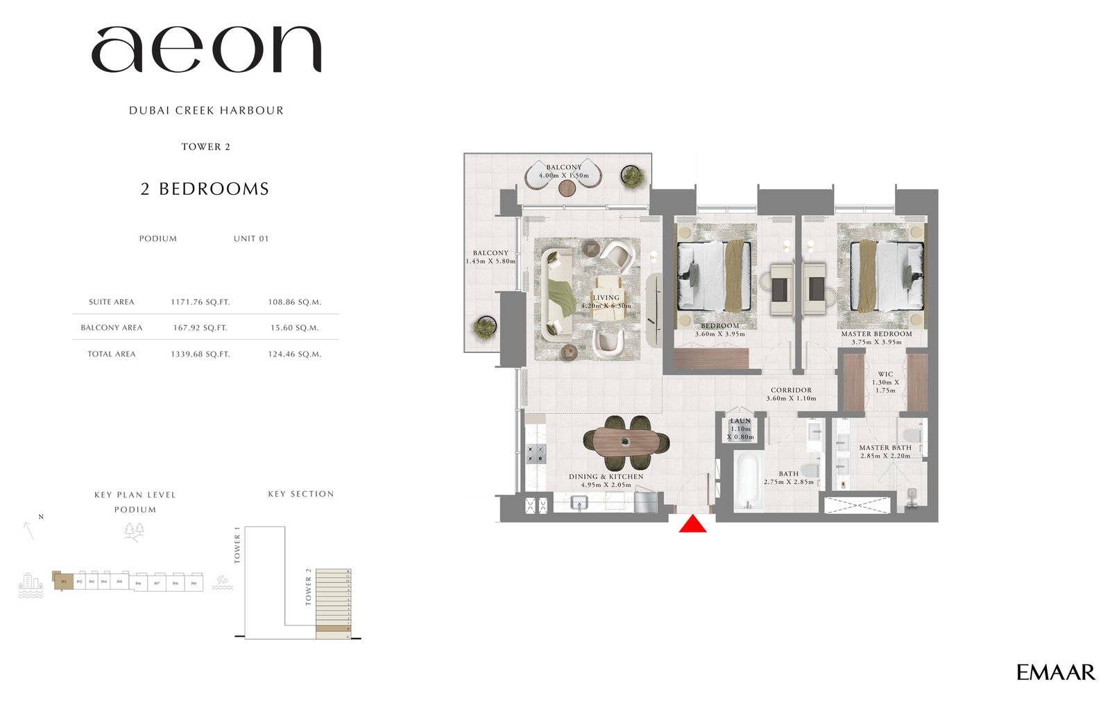 2 Bedrooms