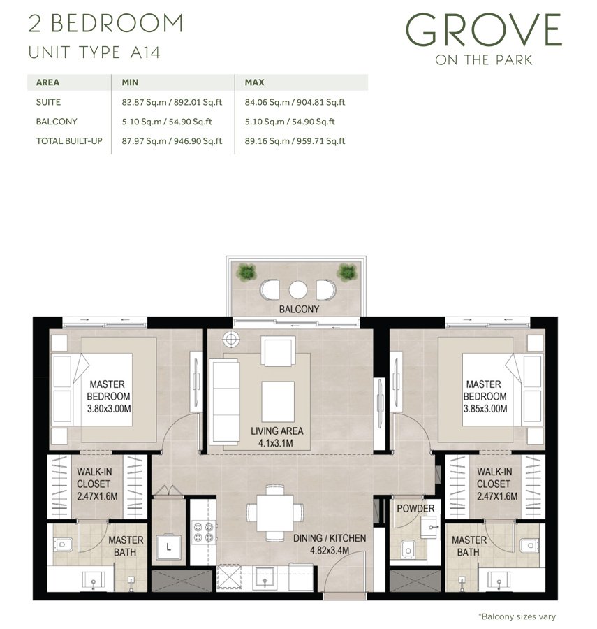 2 Bedrooms