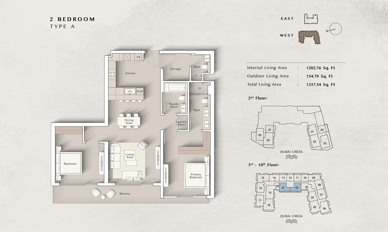 2 Bedrooms