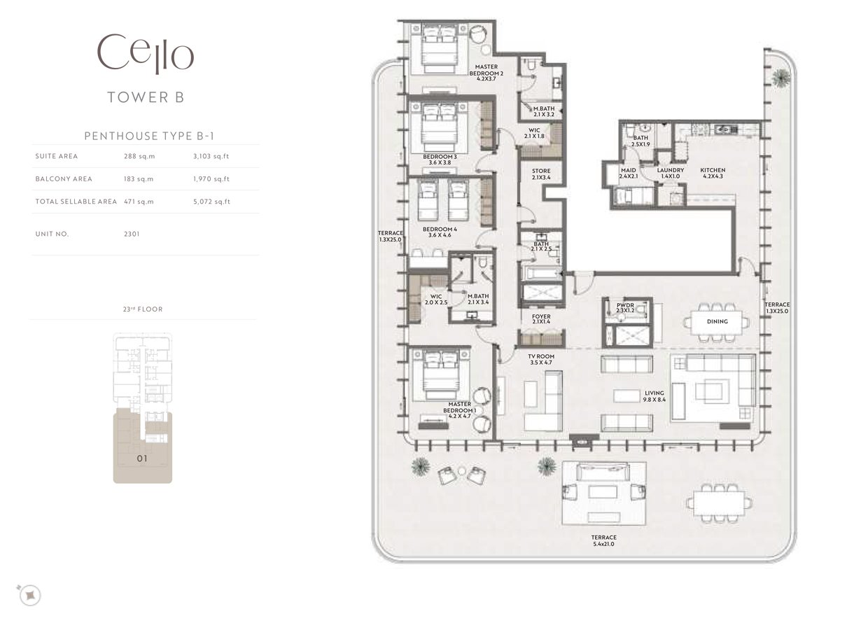 4 Bedrooms