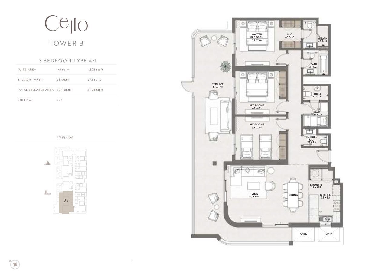 3 Bedrooms