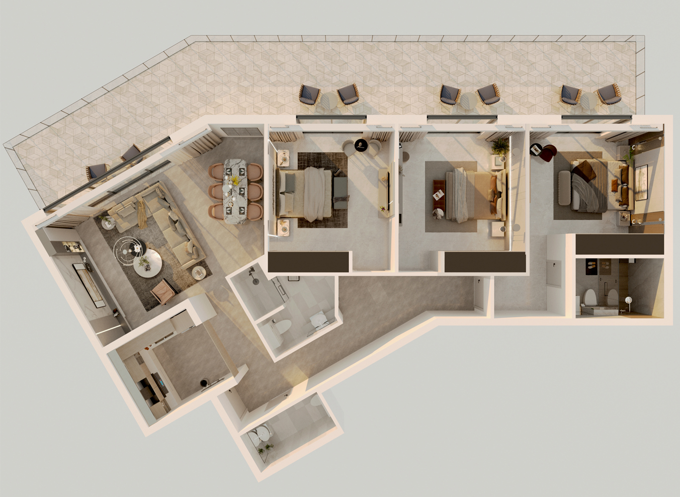 2 Bedrooms