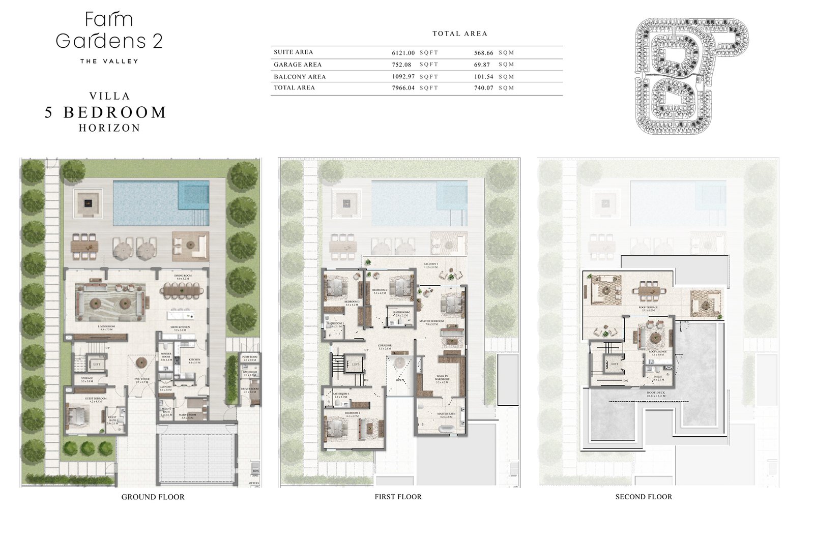 5 Bedrooms