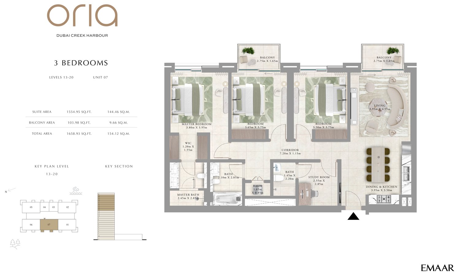 3 Bedrooms