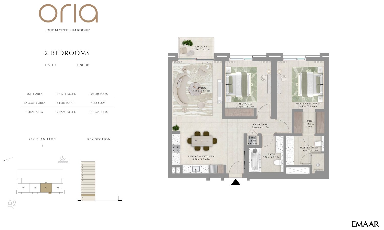 2 Bedrooms