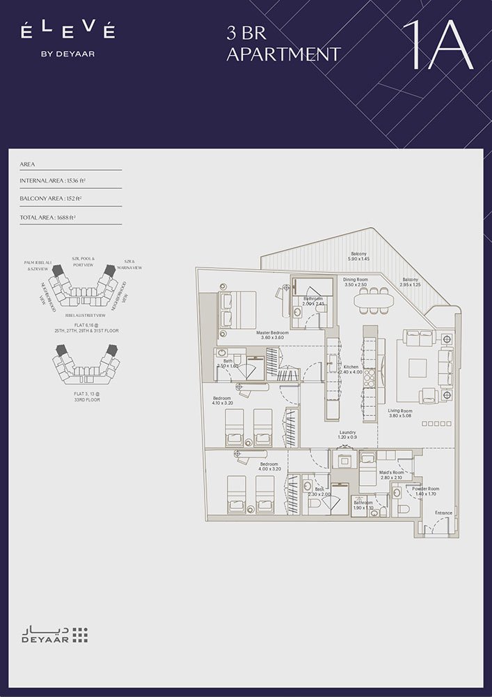 3 Bedrooms