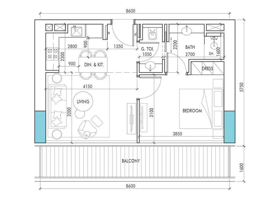 1 Bedroom