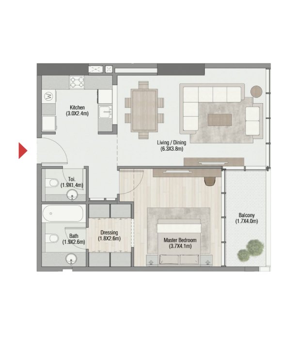 1 Bedroom