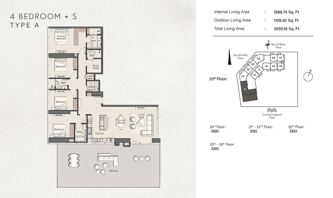 4 Bedrooms