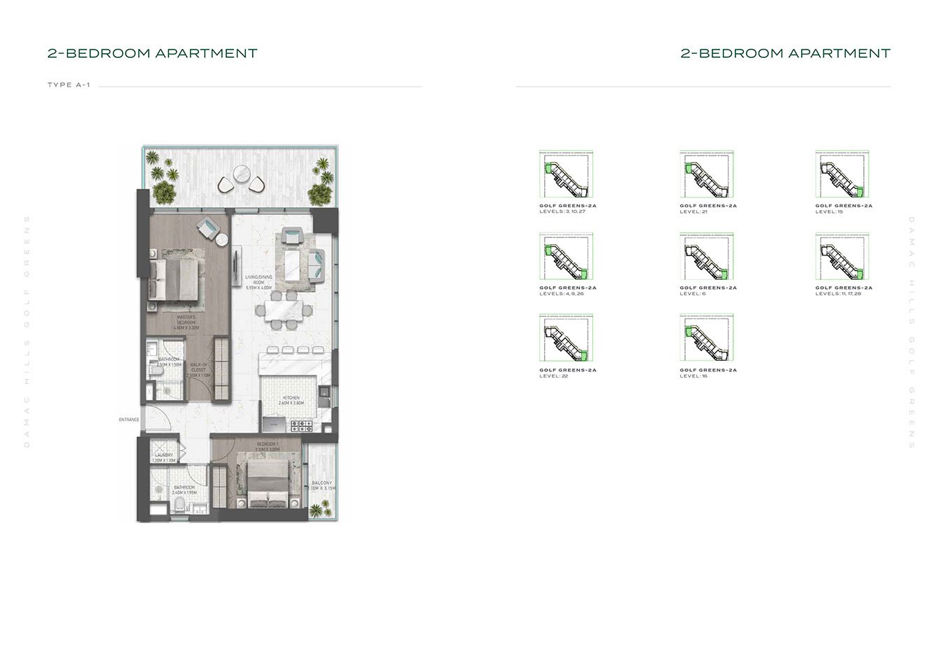 2 Bedrooms