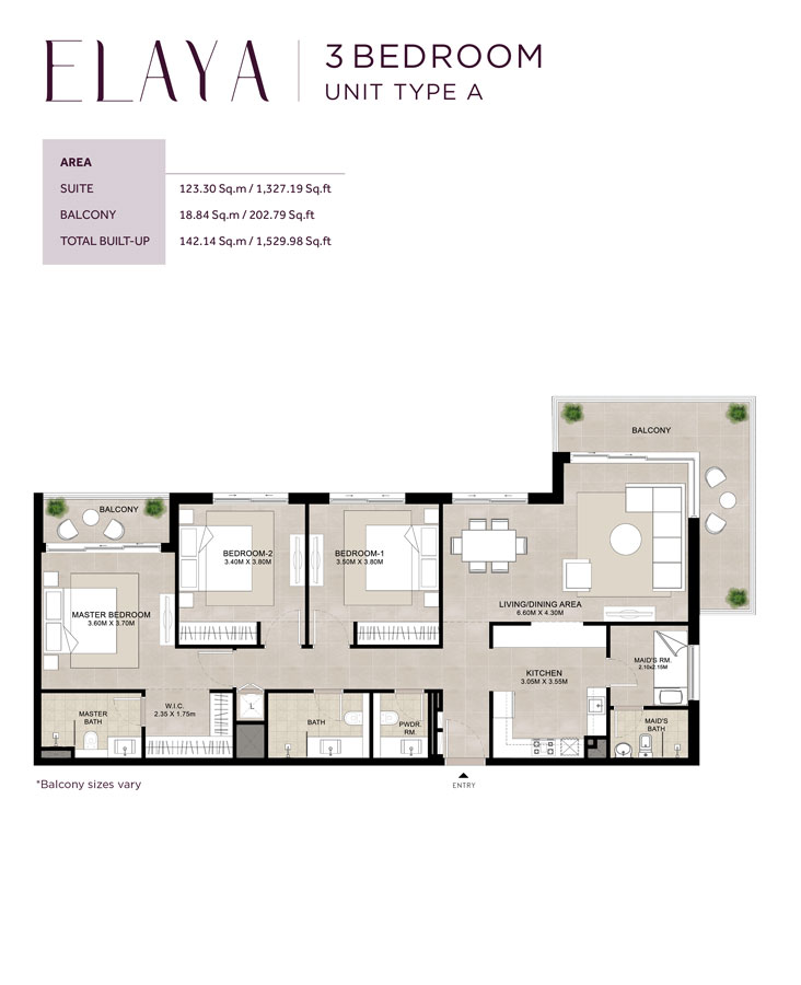 3 Bedrooms