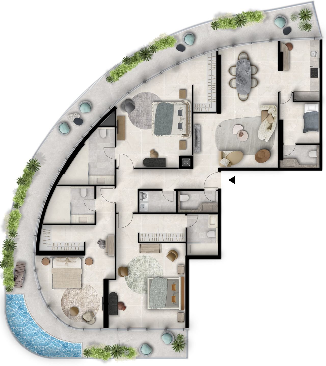 3 Bedrooms