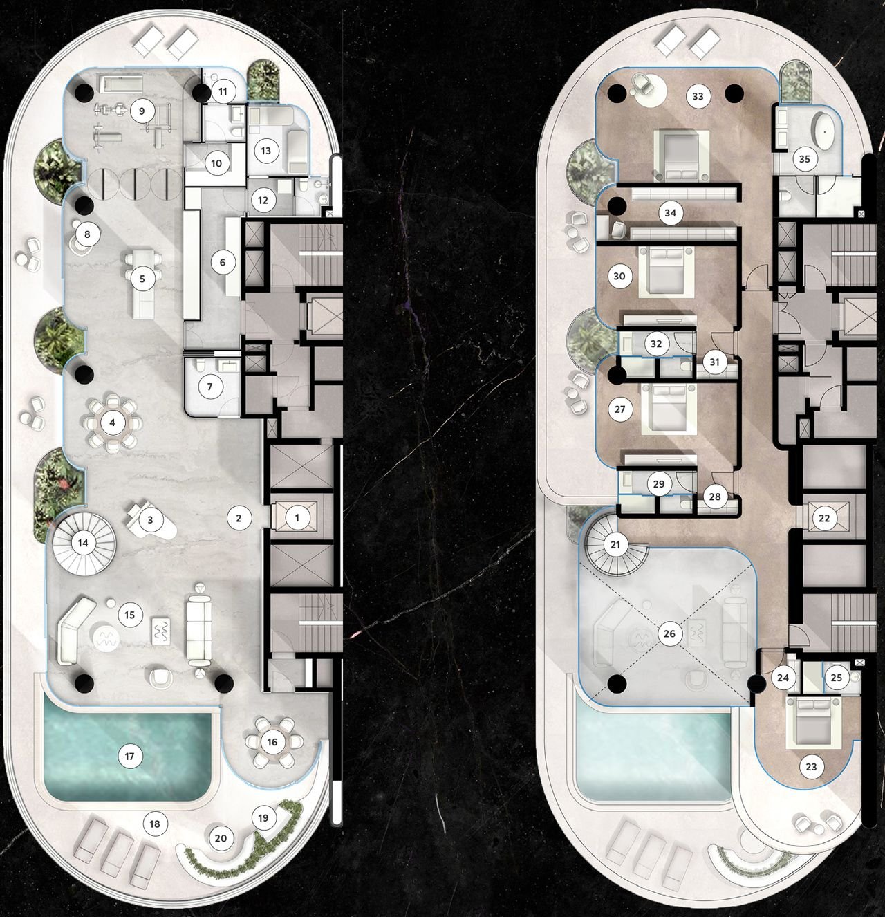 5 Bedrooms