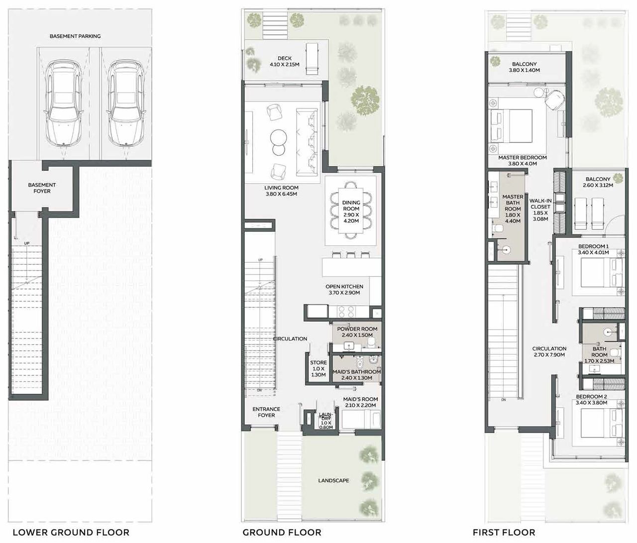 3 Bedrooms