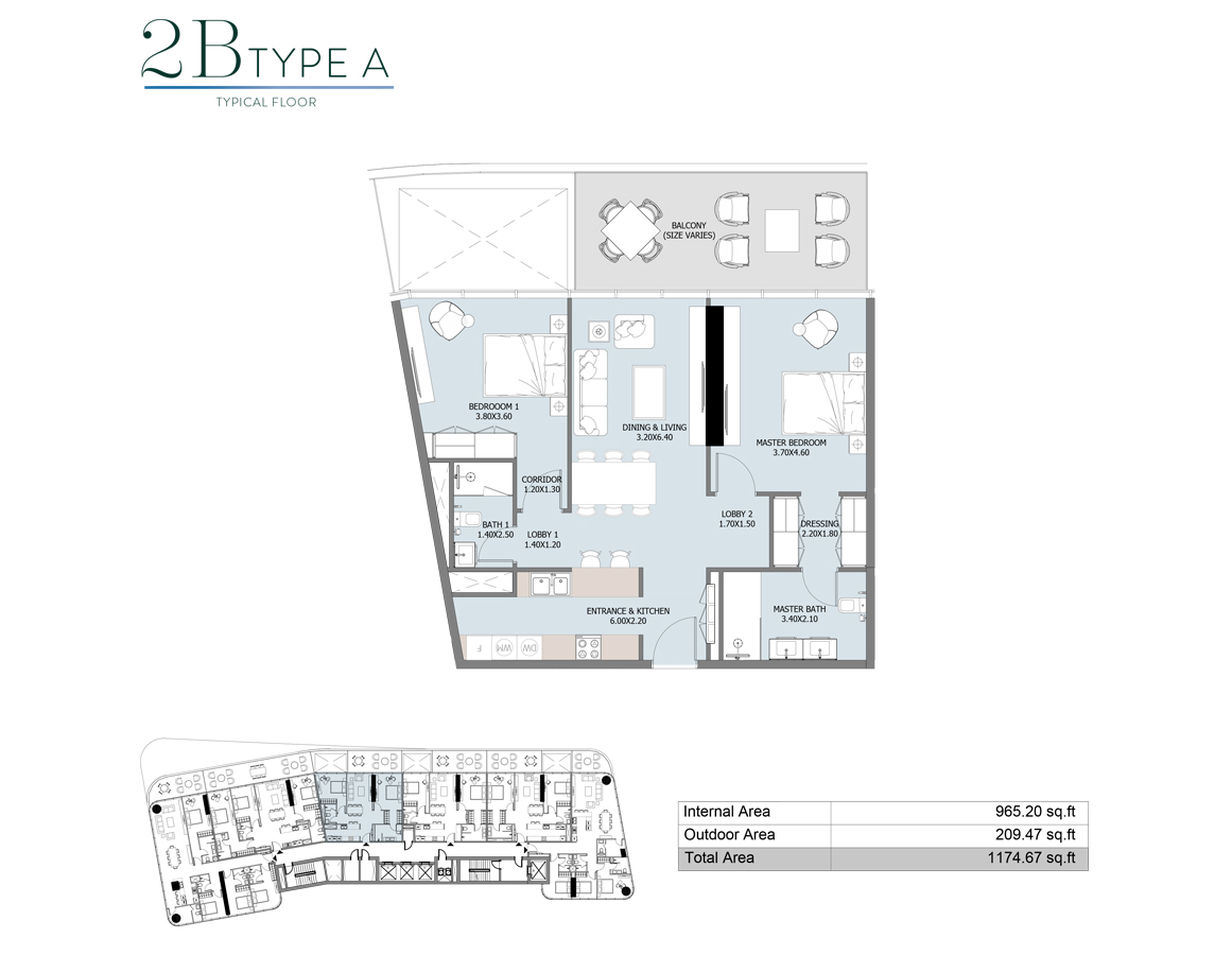 2 Bedrooms