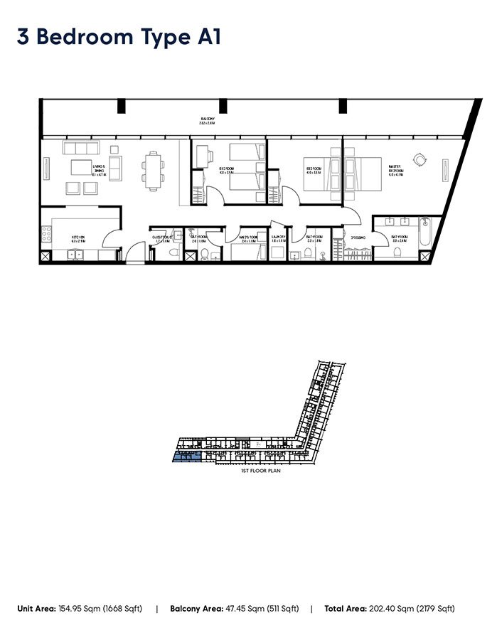 3 Bedrooms