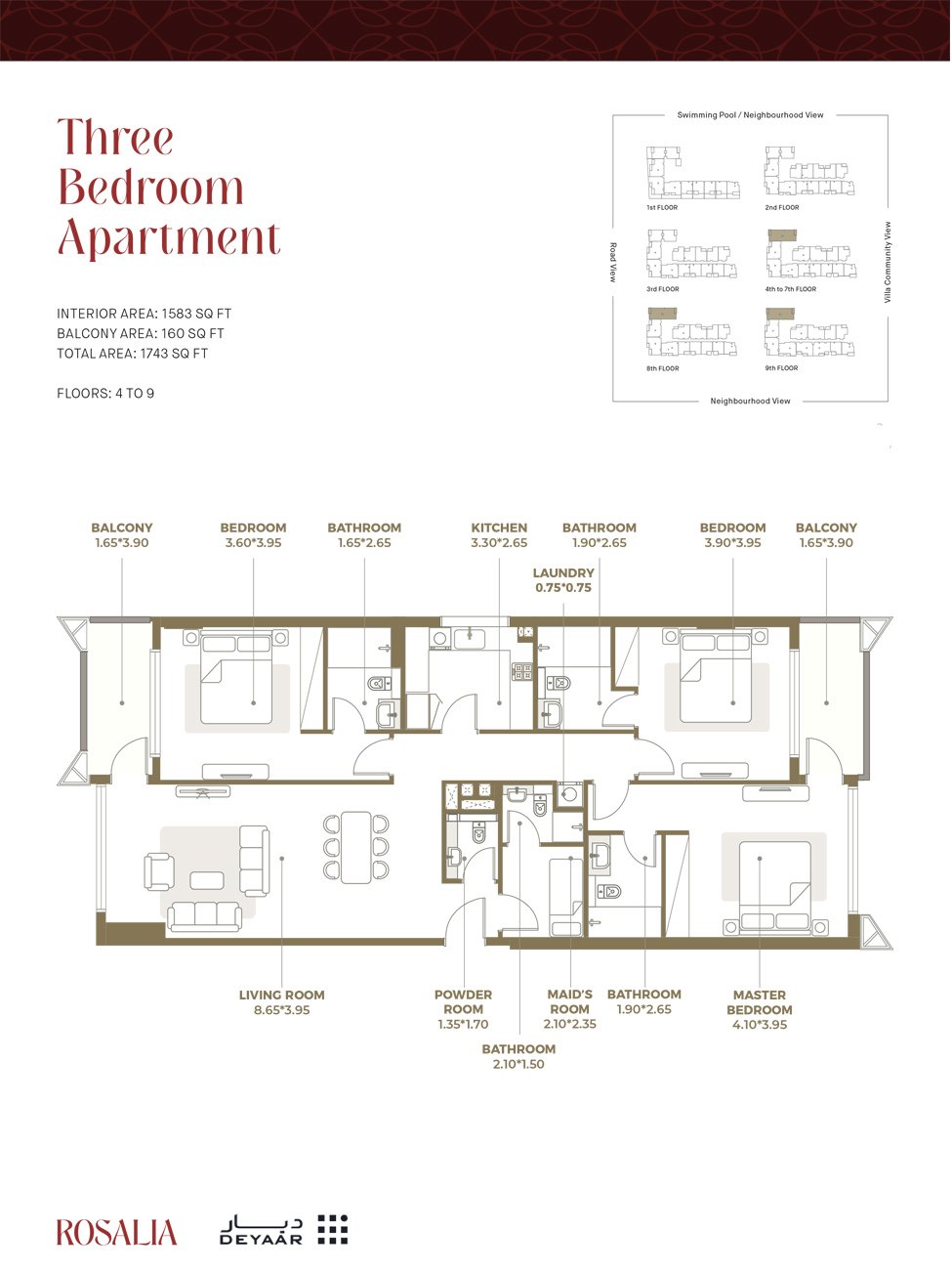 3 Bedrooms