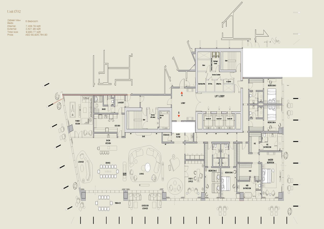 5 Bedrooms