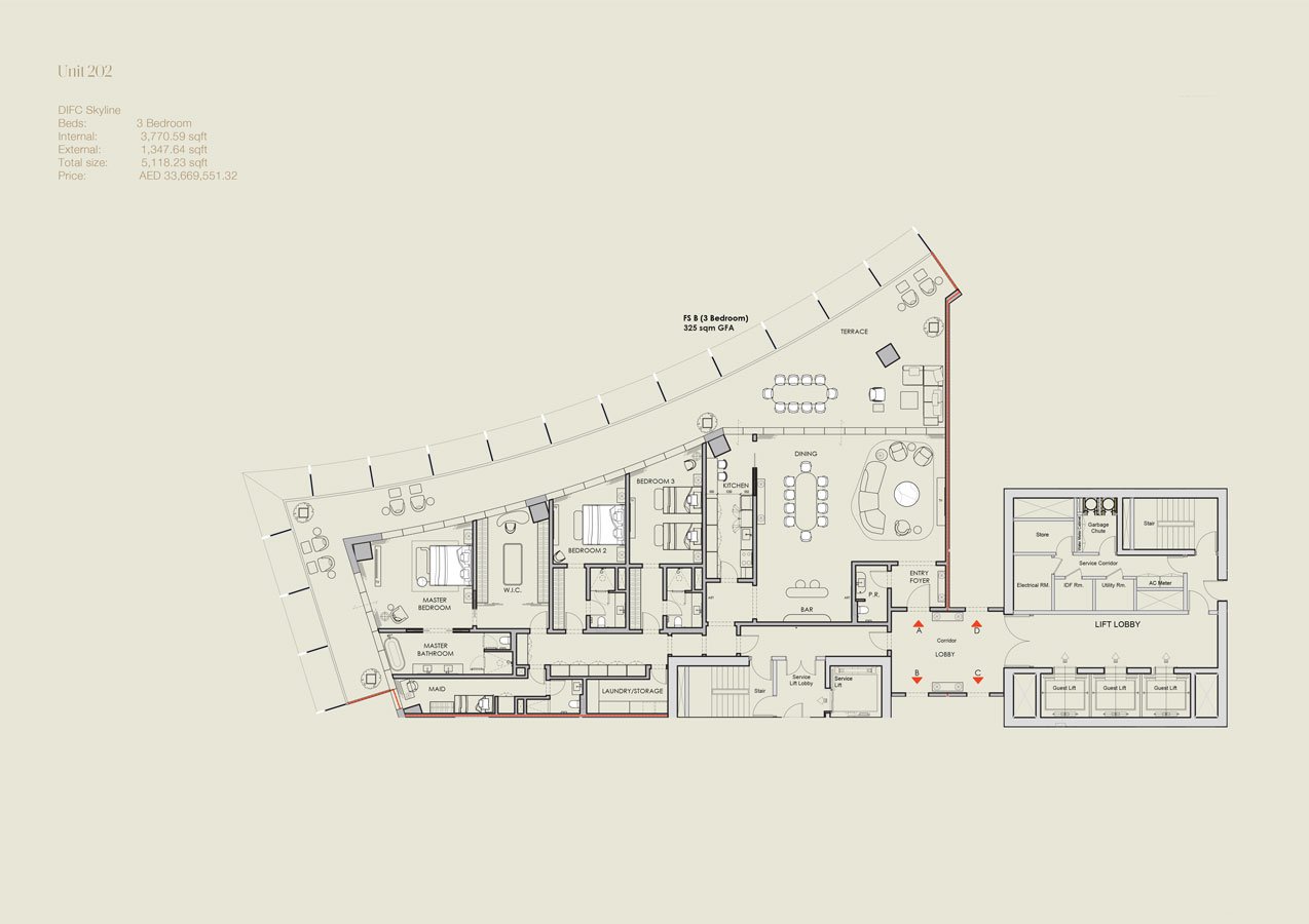 3 Bedrooms