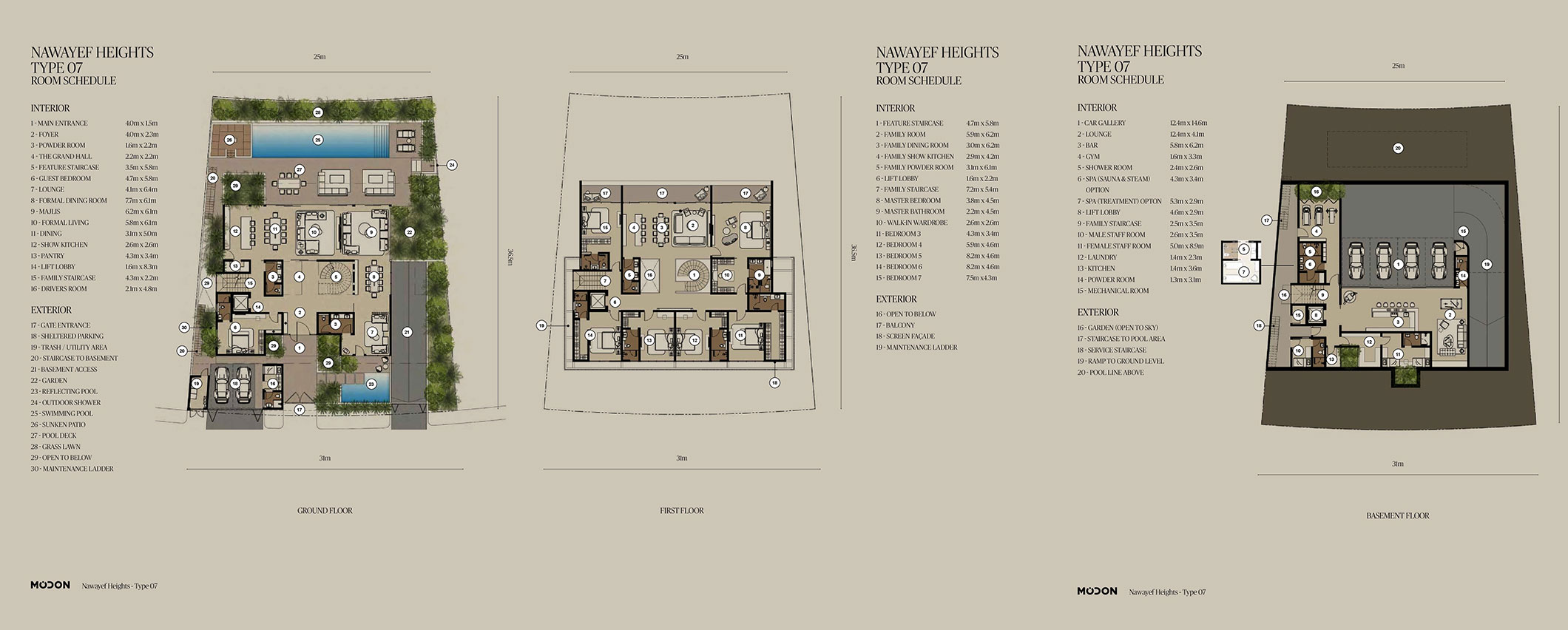 7+ Bedrooms
